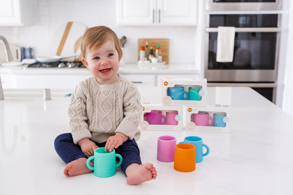 Transitioning Baby from Bottle to Training Cup with PopYum